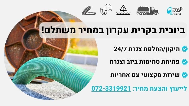 שירותי ביובית בקרית עקרון